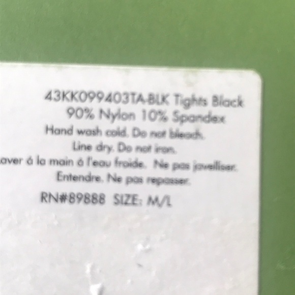 NWT Kate Spade Black Tights - Picture 3 of 4